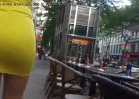 Short dress in public