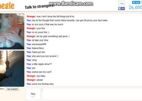 Another omegle flash and cum with bbw